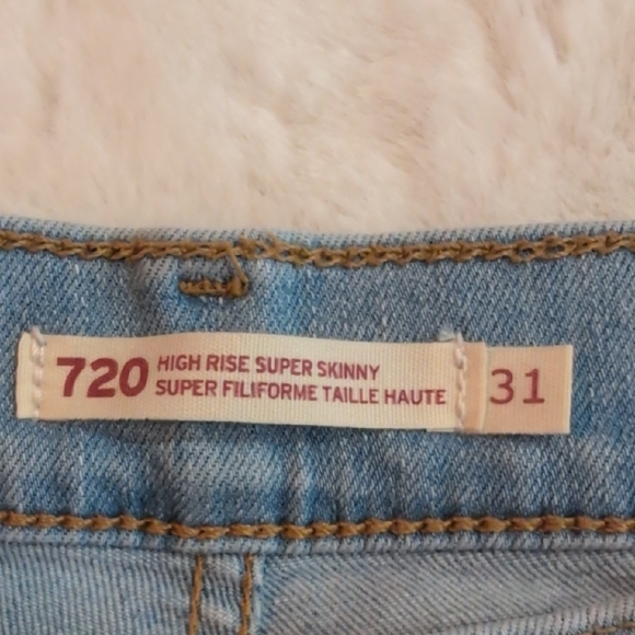 Levi's Sky Blue Denim Jeans - Picture 4 of 6